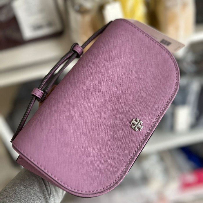 ✅New Tory Burch Emerson Mini Top Handle Crossbody Bag Freesia Terbaru