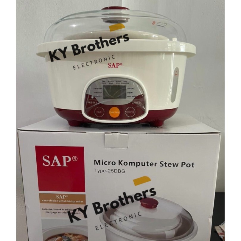 [Baru] Sap Micro Komputer Stew Pot 2.5 Liter Sap 25Dbg Terbaru