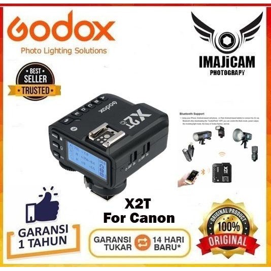 Godox X2t Canon Trigger Transmitter X2 T X 2T XT2 XT-2 X-2t HSS TTL