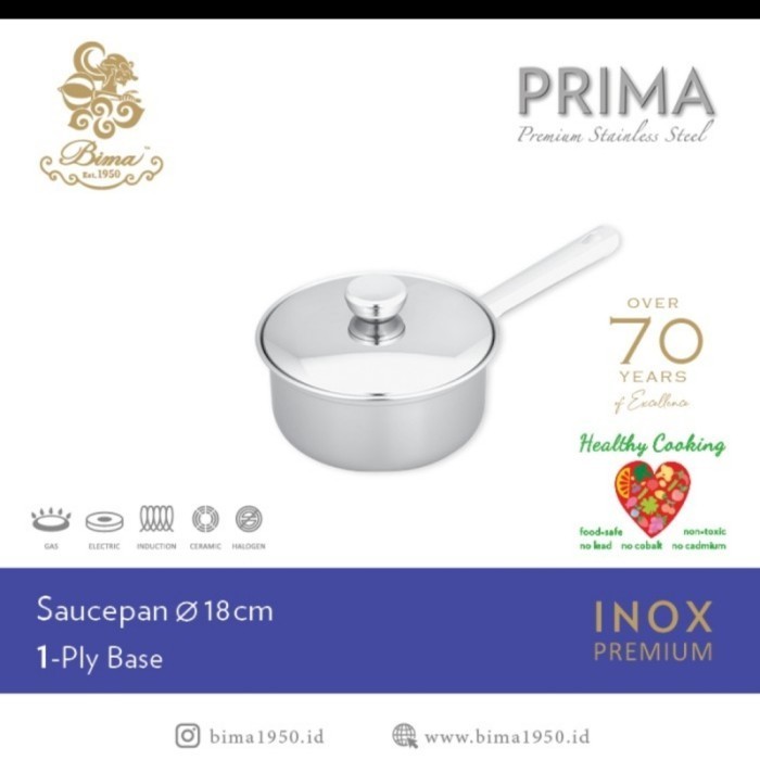 Saucepan Bima Prima / Panci Stainless / Panci Susu