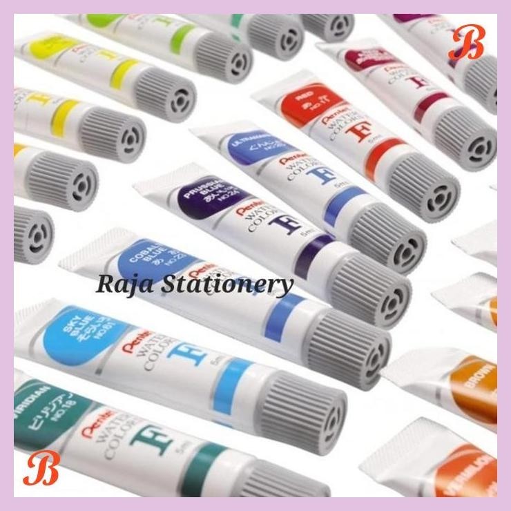 

| KG | PENTEL ARTS 18 WATERCOLOUR PAINT CAT AIR 18 WARNA PENTEL WFRS-18