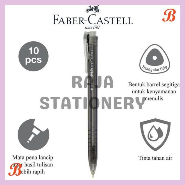 

| KG | FABER CASTELL BALL PEN RX 0.5MM 0.7MM BOLPEN CETEK PEN FABER RX [BOX]