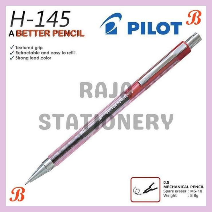 

| KG | PILOT MECHANICAL PENCIL 0.5 BETTER PENCIL PENSIL MEKANIK PILOT H-145