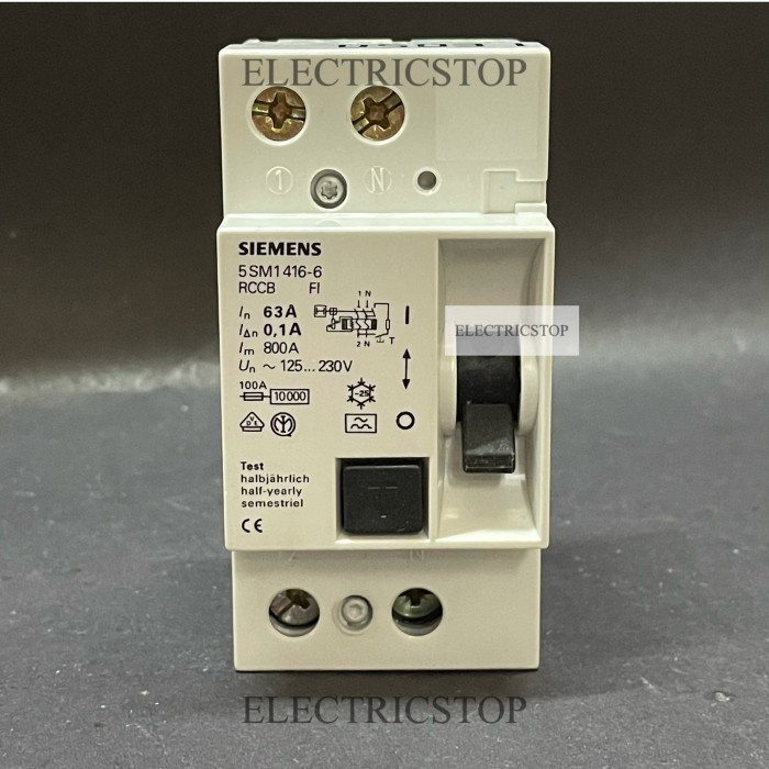 [New Ori] Siemens Rccb 2P 63A Diskon