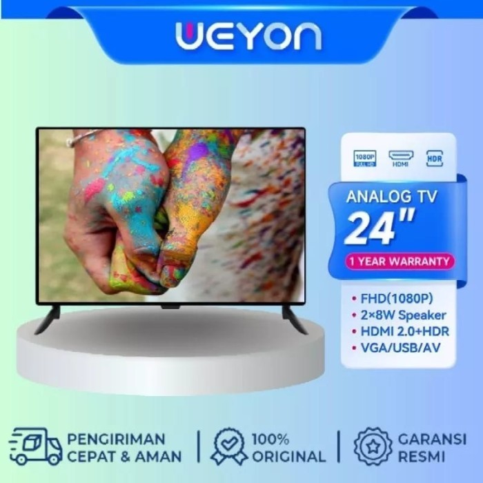 [New] Weyon Tv Led 24 Inch Hd Ready Smart Tv Televisi Murah Berkualitas