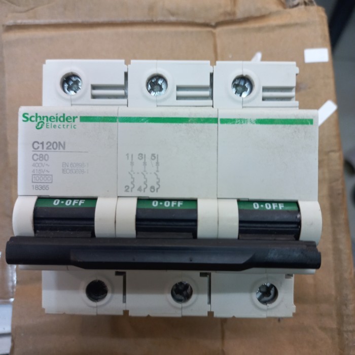 [New Ori] Mcb 3P C120N 80A Schneider Limited