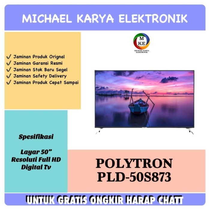 [New] Polytron Led Tv 50 Pld50S873 Digital Tv Polytron 50 Inci Pld50S873 Terbatas