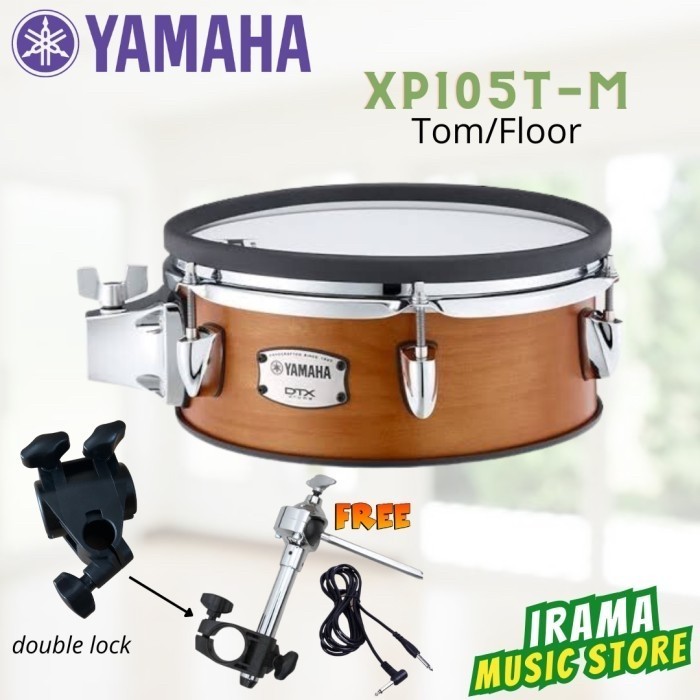 [New] Yamaha Tom Floor Pad Xp105T Mesh Xp 105T Drum Elektrik Dtx8K Dtx10K M Terbaru