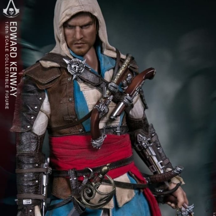 [Ori] Figure 1:6 Assassin'S Creed Iv Black Flag Edward Kenway [Misb] Damtoys Berkualitas