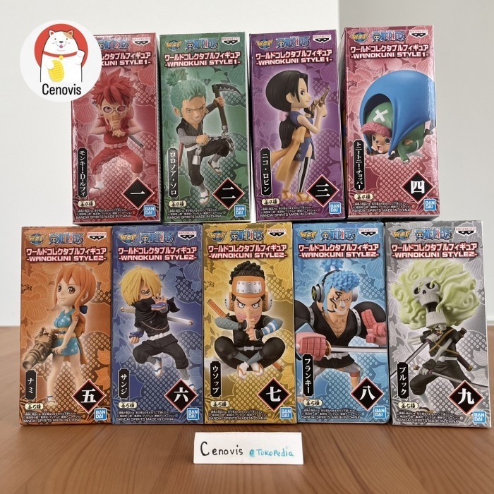 [Original] Wcf Shp Wano Ninja Style Vol 1 2 Set - One Piece Banpresto Original Limited