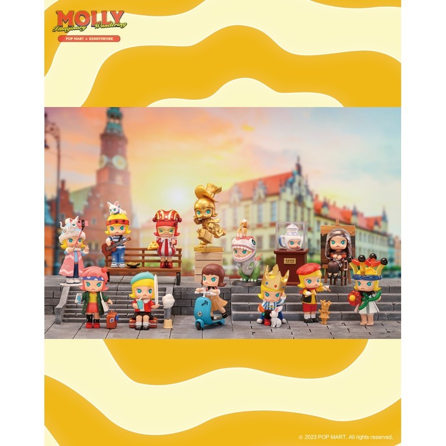 [Ori] Pop Mart Molly Imaginary Wandering - Fullset Sealed Terbatas