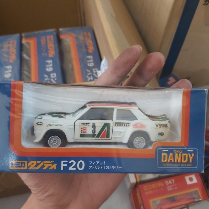 [Original] Tomica Dandy F20 Fiat Abarth 131 Rally White Terbaru
