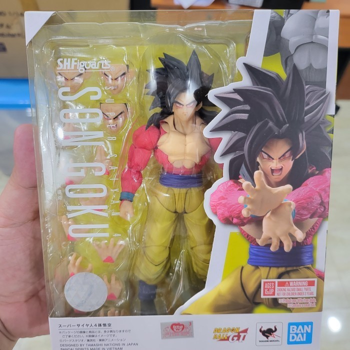 [Ori] Shf Dragon Ball Son Goku Super Saiya 4 Limited