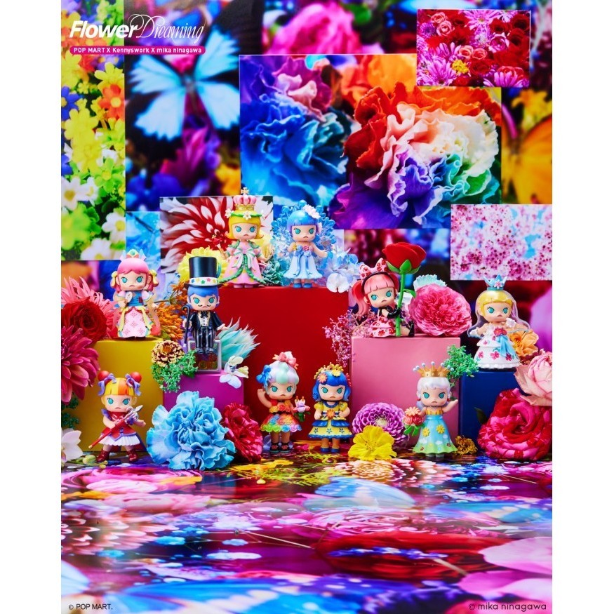 [Ori] Pop Mart Molly X Mika Ninagawa Flower Dreaming - Fullset Sealed Diskon