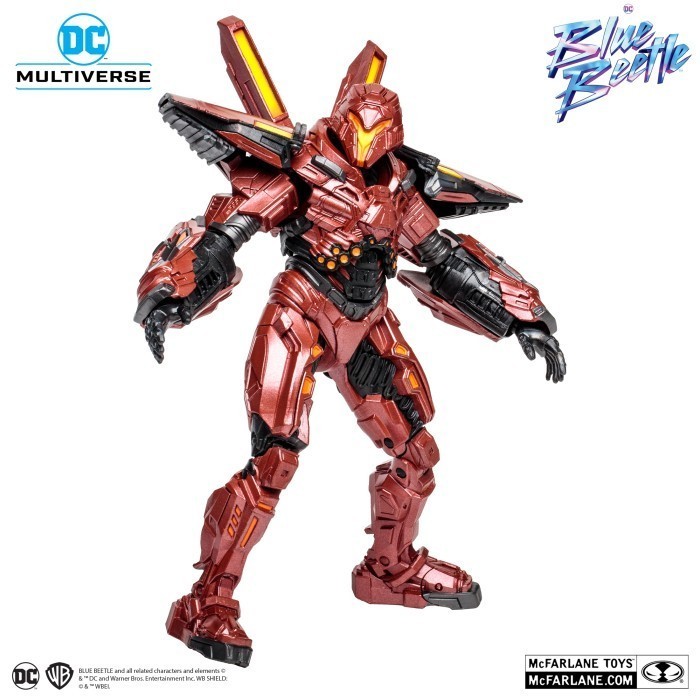 [Original] Mcfarlane Toys Dc Multiverse Carapax Blue Beetle Movie Megafig Terbaru