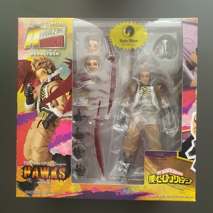 [Ori] Amazing Yamaguchi Revoltech 029 Hawks My Hero Academia Diskon