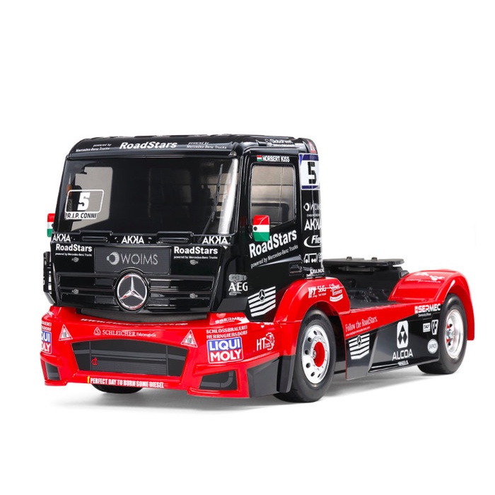 ✅Baru Tamiya 1/14 Rc Mercedes-Benz Race Truck Actros Mp4 Mb Tt-01E - 58683 Terbaru