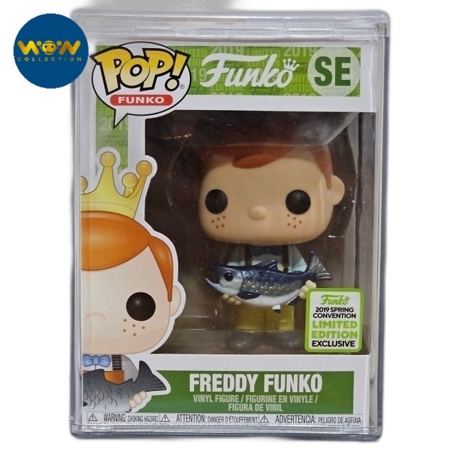 [Ori] Funko Pop - Freddy Funko Holding Fish - Yellow Pants Limited Diskon