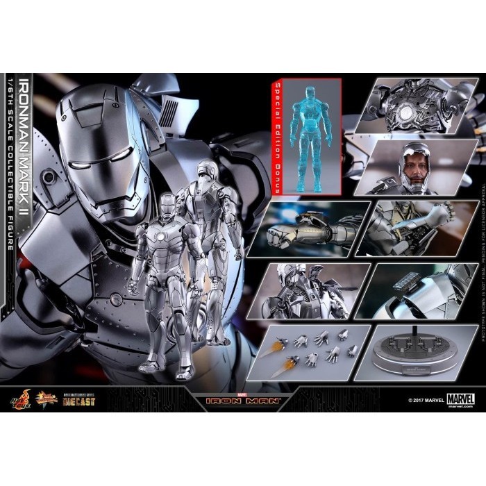[Ori] Hot Toys Ironman Mark 2 / Iron Man Mk 2 Diecast Mms 431 D20B Special Diskon