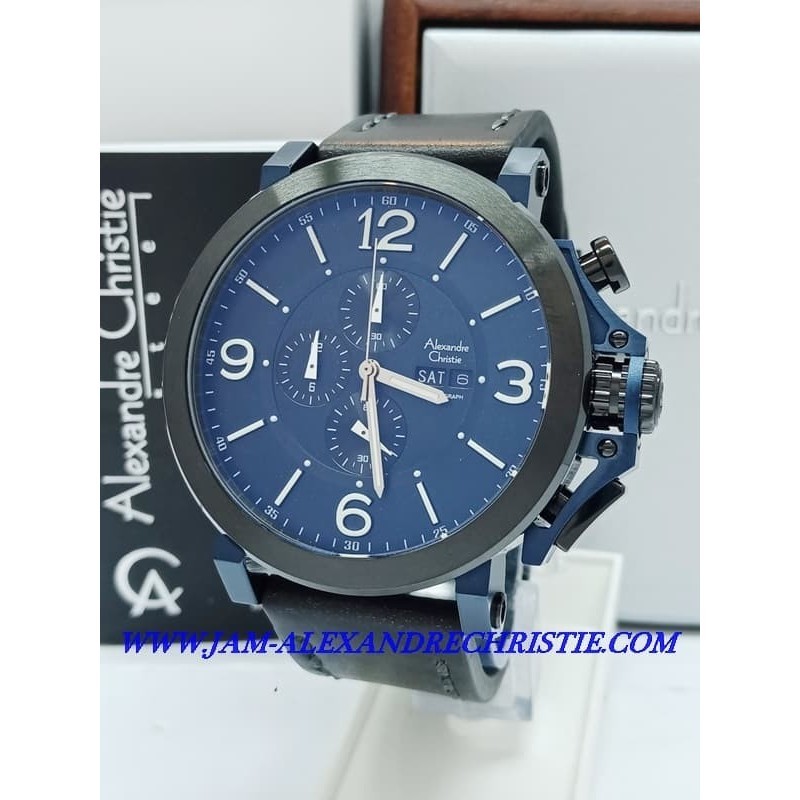 ✅Ori Jam Tangan Pria Alexandre Christie Original Ac 6281 Mc Blbe Berkualitas