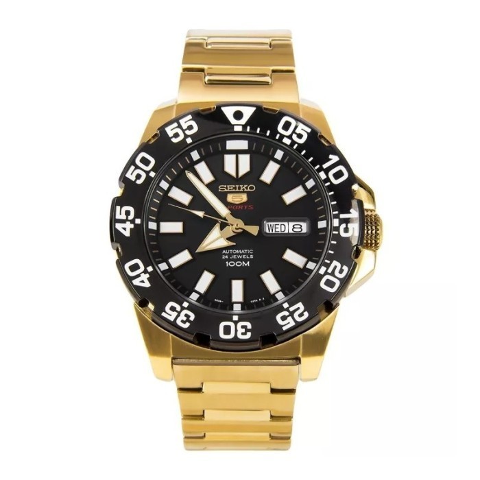 ✅New Ori Seiko 5 Sports Srp490 Monster Srp490K1 Automatic 24 Jewels Limited