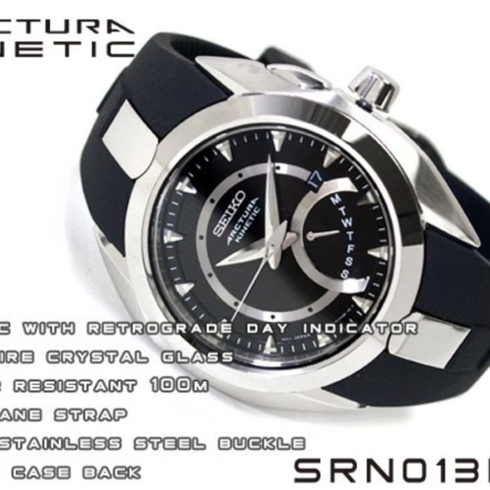 ✅New Ori Jam Tangan Pria Seiko Kinetic Arctura Srn013 P1 Seiko Kinetic Srn013P1 Berkualitas