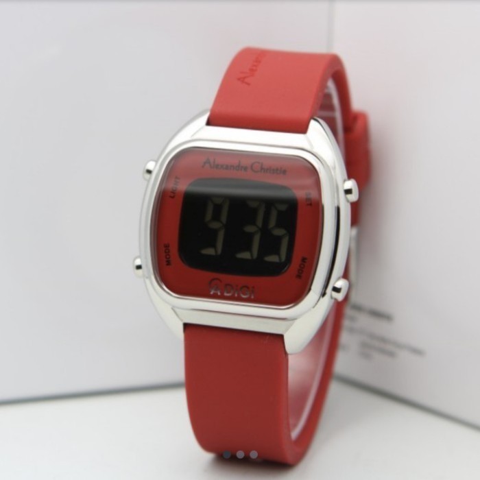 ✅New Ori Jam Tangan Wanita Alexandre Christie Ac 9335 Ac9335 Ac9335Lh 9335 Red Terbatas