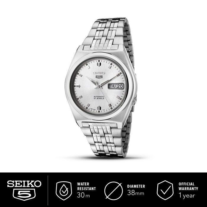 ✅New Ori Jam Tangan Pria Seiko 5 Automatic Stainless Steel Snk661 Original Diskon