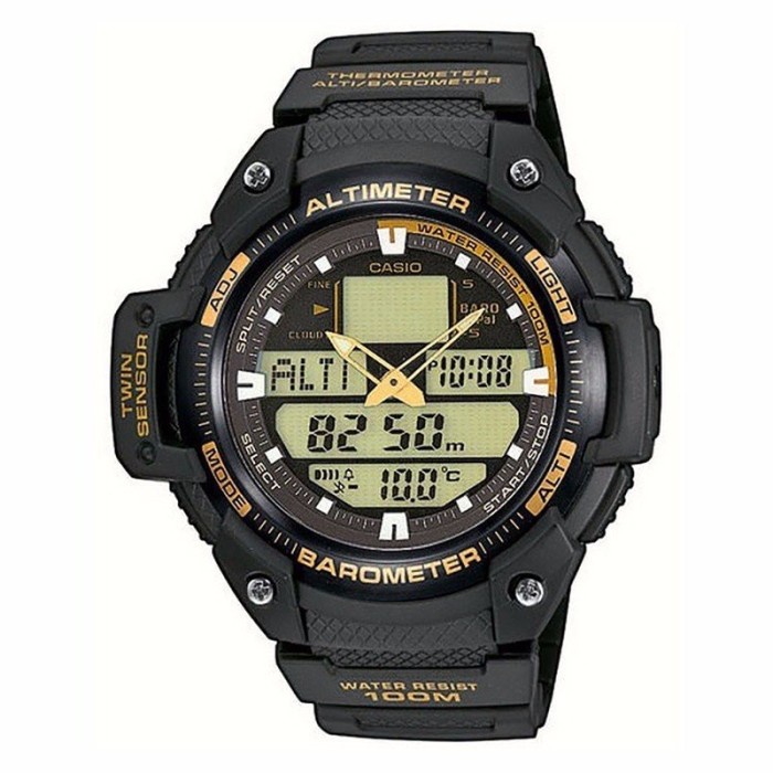 ✅Original Jam Tangan Pria Casio Sgw-400H-1B2Vdf Twin Sensor Original Terbatas