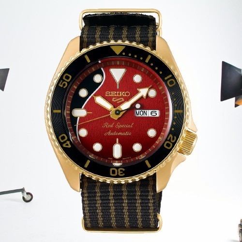 ✅New Ori Seiko Srph80K1 Jam Tangan Pria Strap Kanvas Original Limited Edition Terbaru