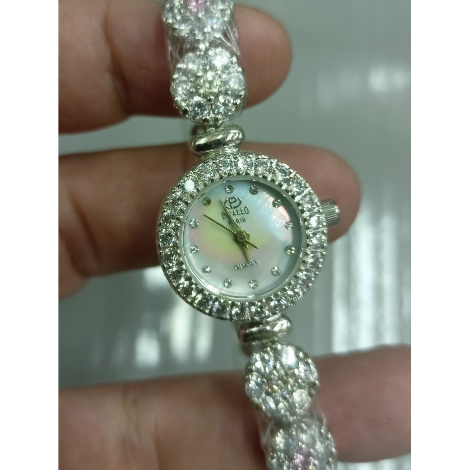 ✅Original Jam Tangan Wanita Picallo Paris Colourful Crystal 8I-099 Original Diskon