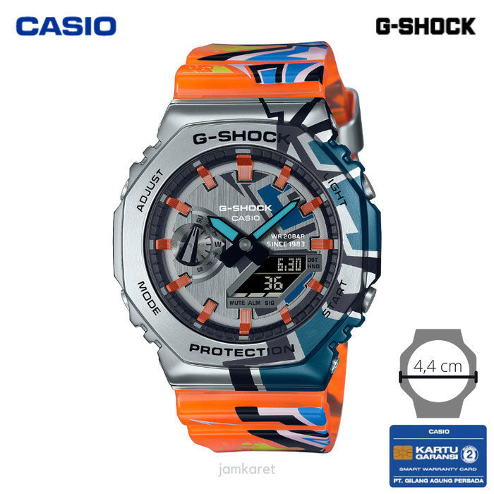 ✅New Ori Jam Tangan Pria Casio G-Shock Gm-2100Ss-1A Original - Gshock Gm2100Ss Berkualitas