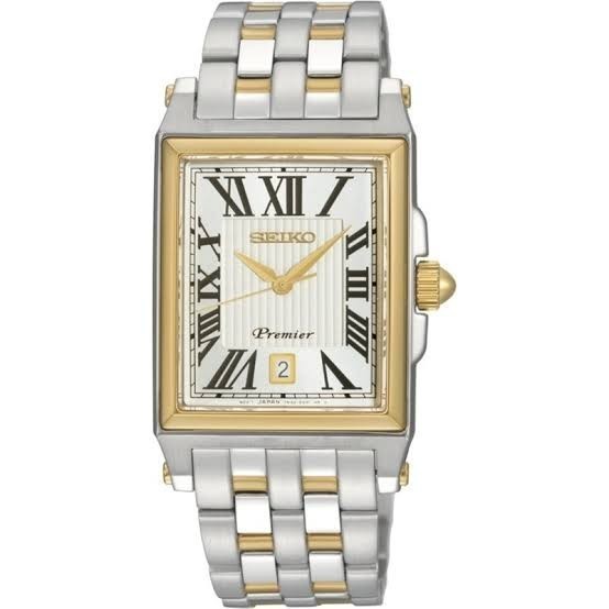 ✅Original Seiko Premier Skk718P1 Silver Gold Terbaru