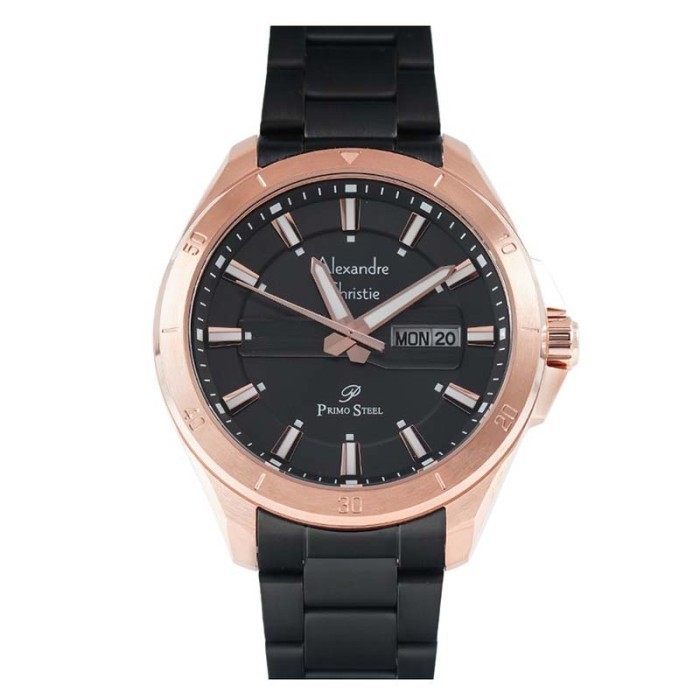 ✅Original Jam Tangan Alexandre Christie Pria Original 6670 M4 Ac6670M4 Ng Diskon