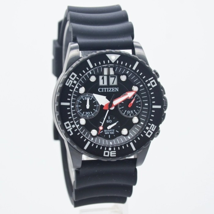 ✅Original Jam Tangan Citizen Ai7005-12E Quartz Cronograph Rubber Original Limited