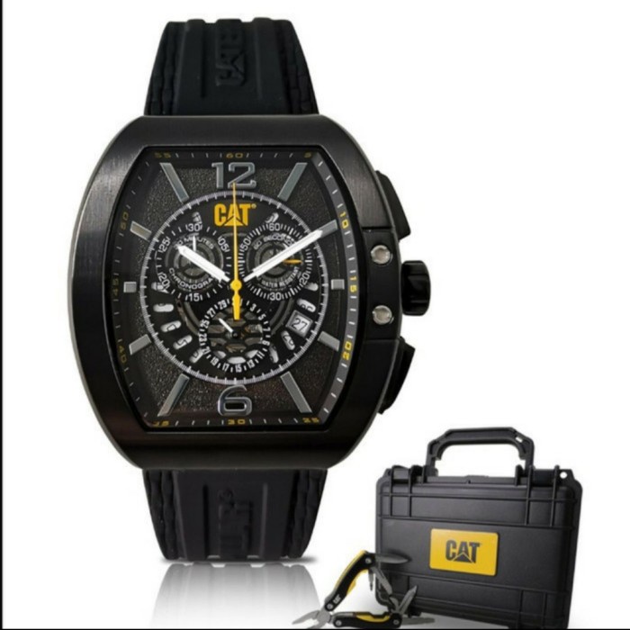 ✅Original Jam Tangan Pria Cat Caterpillar 11.163.21.131 Multitool Box Set Ori Terbatas