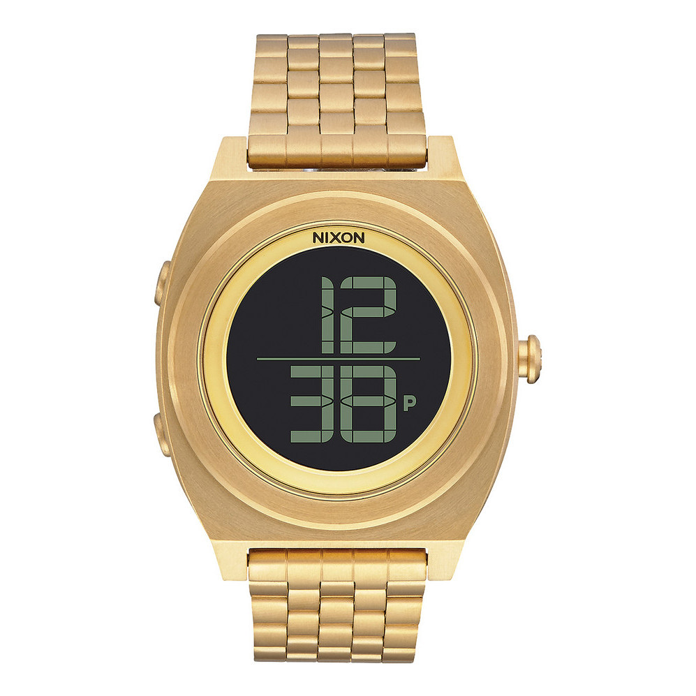 ✅Sale Jam Tangan Pria Digital Nixon A948502 Time Teller Digi Ss All Gold Berkualitas