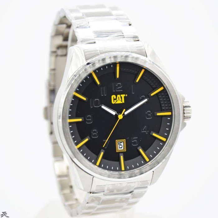 ✅Ready Jam Tangan Pria Caterpillar No14111127 Rantai Silver Original Murah Diskon