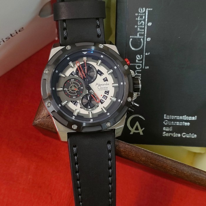 ✅Ready Jam Pria Original Alexandre Christie Ac 6506 Mc Solid Steel Diskon