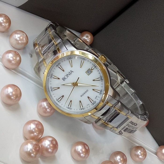 ✅Termurah Jam Tangan Wanita Bonia Bnb10100-2152 Silver Kombinasi Original Berkualitas