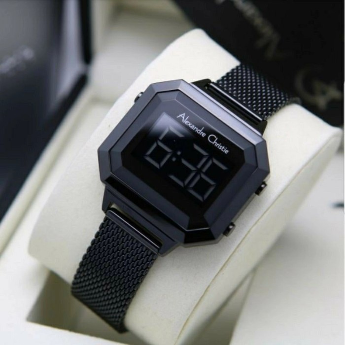 ✅Sale Jam Tangan Wanita Alexandre Cristie Ac 9338 Full Black Berkualitas