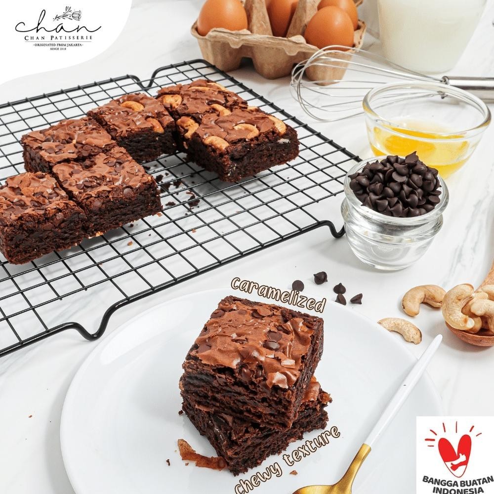 

Brownies Fudgy Dark Chocolate Chan Patisserie | Hampers Imlek/Sincia/Chinese New Year Diskon