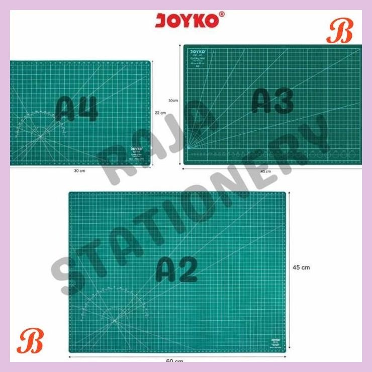 

| KG | JOYKO CUTTING MAT A2 2 SISI BESAR ALAS POTONG CUTTER JOYKO CM-A2