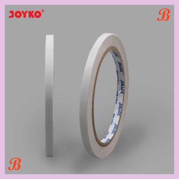 

| KG | TERMURAH !! DOUBLE TAPE JOYKO 6MM X 15 YARD DOUBLE TIP 1 4 INCH LEM