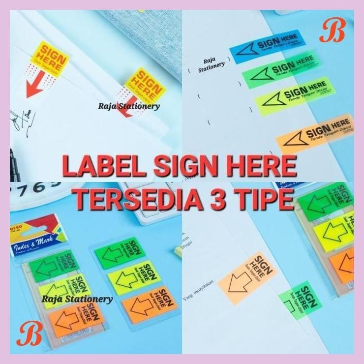 

| KG | JOYKO STICKY NOTES "SIGN HERE" MEMO STICKER TEMPEL SIGN HERE JOYKO