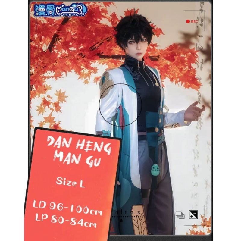 [ RENTAL ] Danheng Honkai Star Rail Cosplay Kostum Brand Mangu