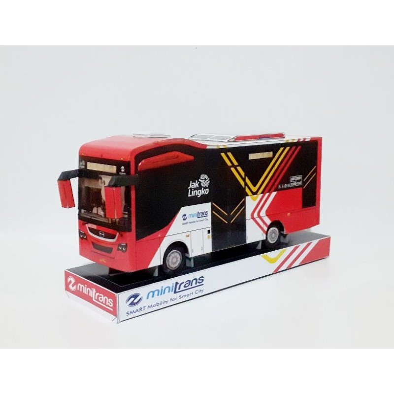 Miniatur Bus MiniTrans JDM ( Orange )