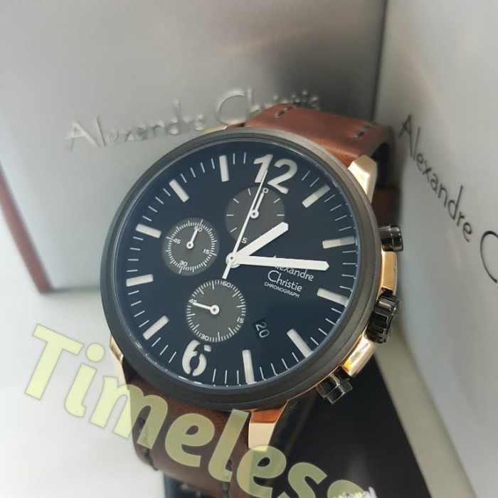 ✅Ori Jam Tangan Pria Alexandre Christie Ac 6267 Mc Diskon