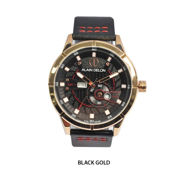 ✅Ori Jam Tangan Alain Delon Jam Tangan Pria Ad448-1535 Original Terbatas