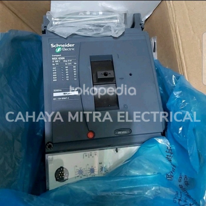 [New] Mccb Breaker Nsx400N 3P 400Amper Series Lv432693 Schneider Original Terbatas